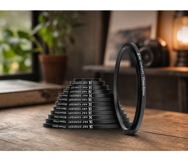 K&F Concept Zestaw pierścieni redukcyjnych do filtrów 11w1 - 1550375 - zdjęcie 5